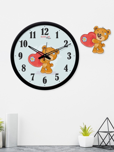 RANDOM Multicolored Bear And Heart Round Shaped Wall Clock With One Plaque And Glass, Multi
RANDOM Multicolored Bear And Heart Round Shaped Wall Clock With One Plaque And Glass, Multi