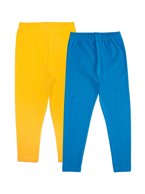 KiddoPanti Girls Pack Of 2 Solid Ankle-Length Leggings, Yellow
KiddoPanti Girls Pack Of 2 Solid Ankle-Length Leggings, Yellow