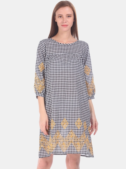 Cherokee Women Multicoloured Printed A-Line Dress, Multi