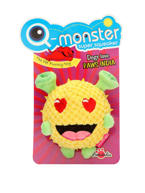Paws India Yellow & Green Bouncing Emoji Dog Ball
Paws India Yellow & Green Bouncing Emoji Dog Ball