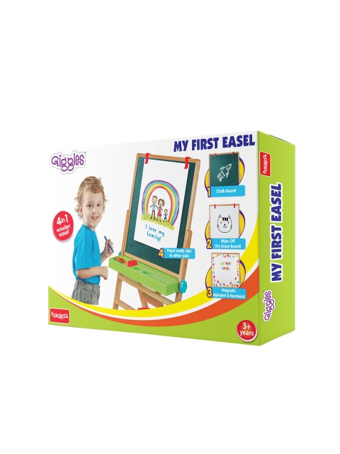 Giggles Kids Green & White My First Easel