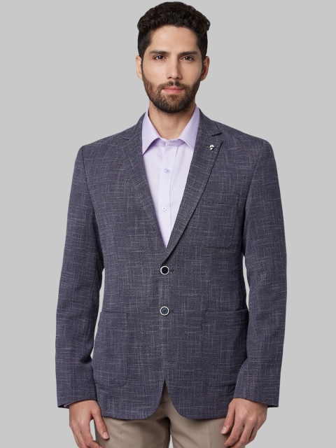 Park Avenue Men Charcoal Grey Self Design Super Slim Fit Single Breasted Blazer
Park Avenue Men Charcoal Grey Self Design Super Slim Fit Single Breasted Blazer