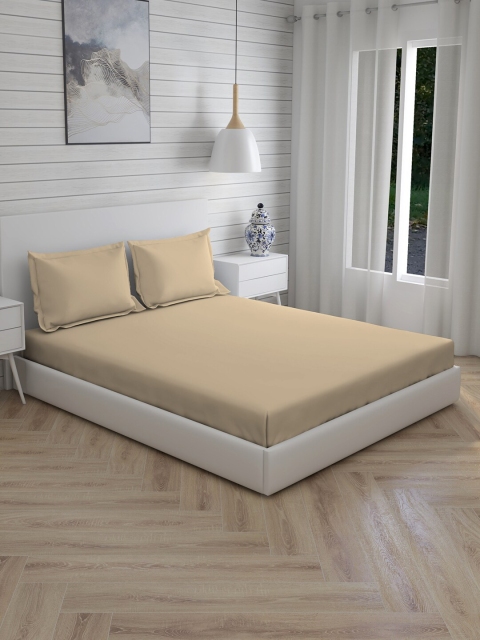 Boutique Living India Beige Solid 600 TC Cotton 1 King Bedsheet with 2 Pillow Covers
Boutique Living India Beige Solid 600 TC Cotton 1 King Bedsheet with 2 Pillow Covers