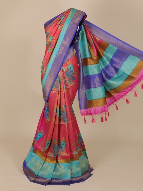 Pothys Magenta Woven Design Saree