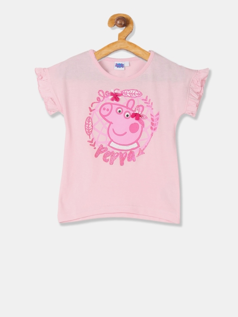 Colt Girls Pink Printed Top