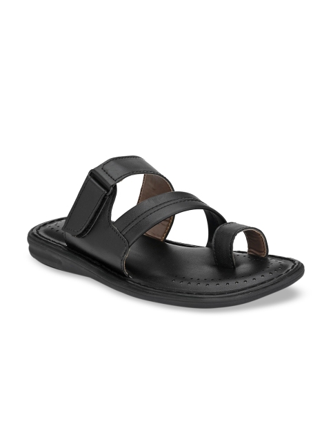 Big Fox Men Black Comfort Sandals