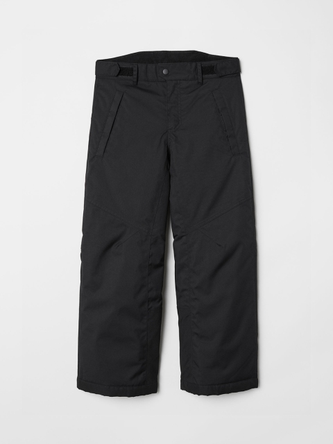 H&M Boys Black Solid Outdoor Trousers