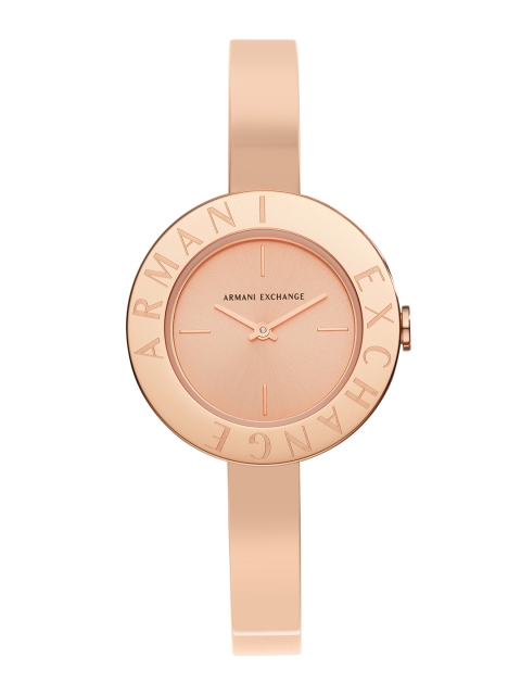 Armani Exchange Women Rose Gold-Toned Giulia Analogue Watch AX5905