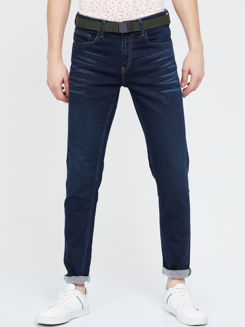 Bossini Men Blue Slim Fit Mid-Rise Clean Look Jeans