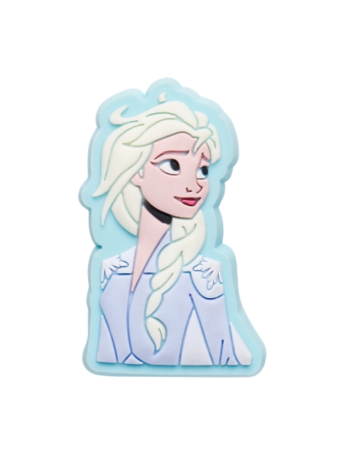Crocs Unisex Blue & White Disney Frozen 2 Elsa Jibbitz Shoe Charm, Multi
