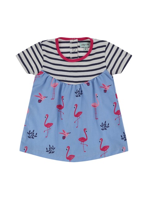 Lilly and Sid Girls Blue & Off-White Printed Organic Cotton A-Line Sustainable Dress
Lilly and Sid Girls Blue & Off-White Printed Organic Cotton A-Line Sustainable Dress