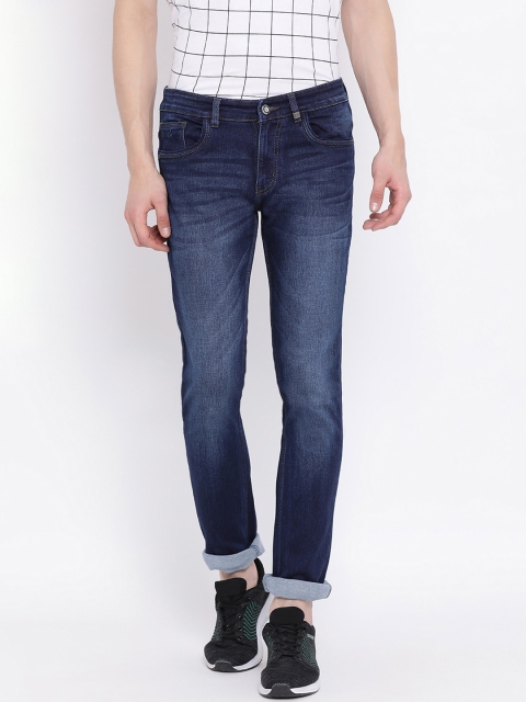 Crimsoune Club Men Blue Slim Fit Mid-Rise Clean Look Jeans