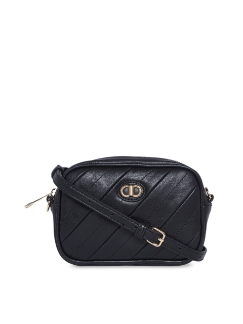 ALDO Black Solid Sling Bag