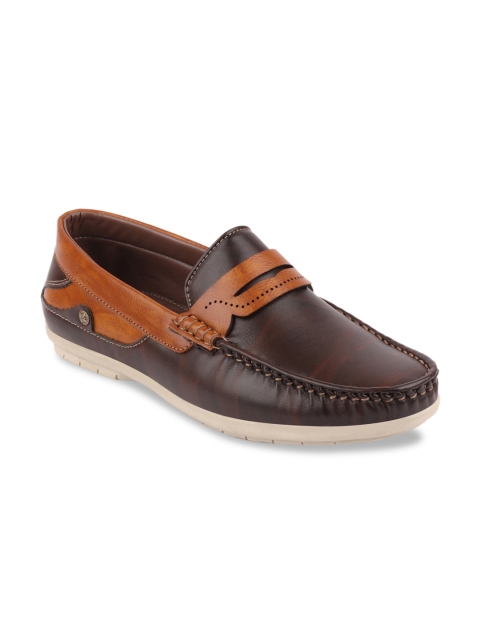 FAUSTO Men Brown Loafers