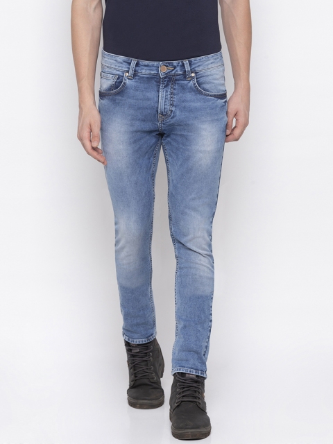 SPYKAR Men Blue Skinny Fit Low-Rise Clean Look Jeans