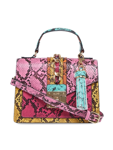 ALDO Multicoloured Printed Handheld Bag, Multi