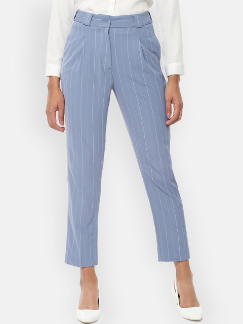 Van Heusen Woman Women Blue Regular Fit Striped Peg Trousers
Van Heusen Woman Women Blue Regular Fit Striped Peg Trousers