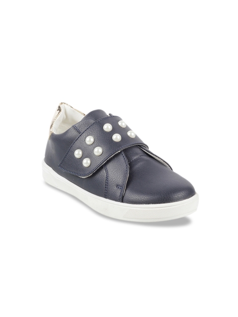Mochi Girls Blue Slip-On Sneakers