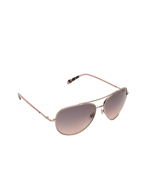 Fossil Women Aviator Sunglasses 202259AU258FF, Brown