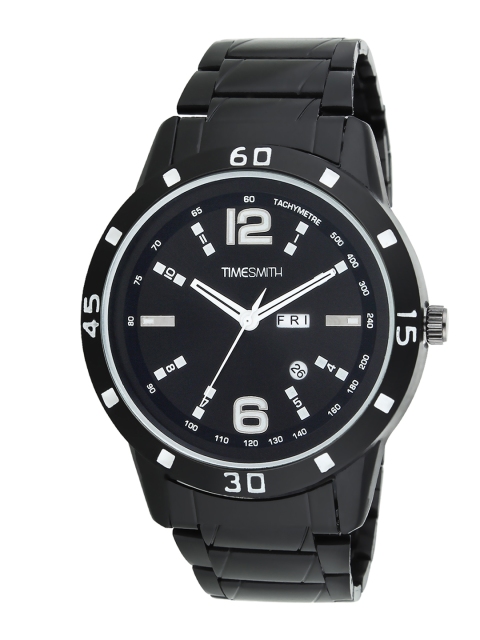 TIMESMITH Men Black Analogue Watch