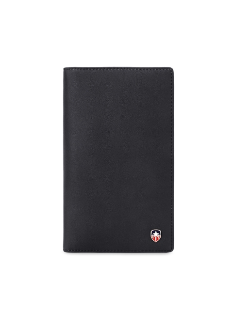 Tom Martin Unisex Black Solid RFID Protected Passport Holder