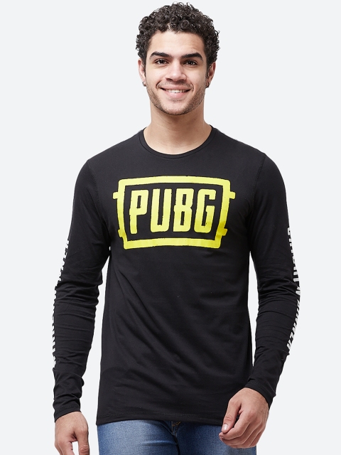 Free Authority Pubg featured Black Tshirt for Men