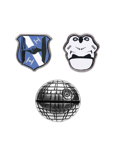 Crocs Unisex Pack of 3 STW Dark Side Card Jibbitz Shoe Charms, Black
Crocs Unisex Pack of 3 STW Dark Side Card Jibbitz Shoe Charms, Black