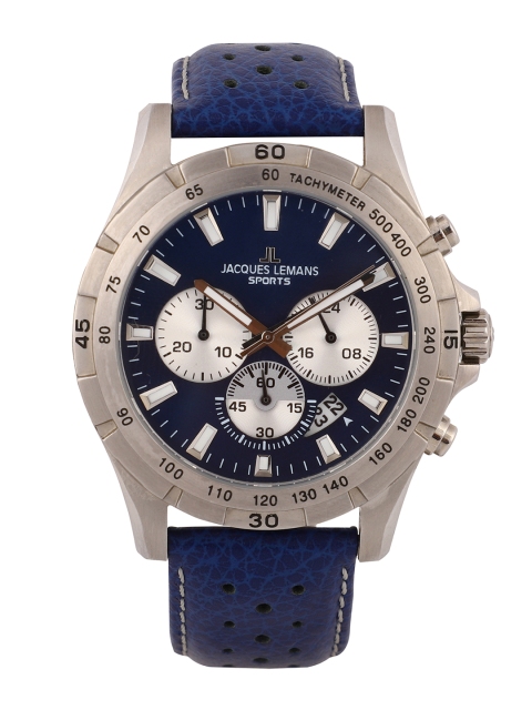 Jacques Lemans Men Blue Analogue Watch 1-1670C.1