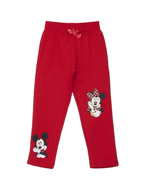 Kids Ville Boys Blue Captain America Printed Joggers, Red
