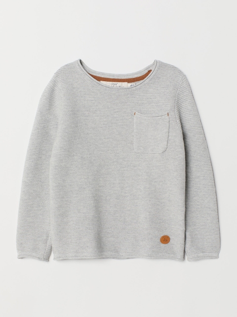 H&M Boys Grey Knitted jumper