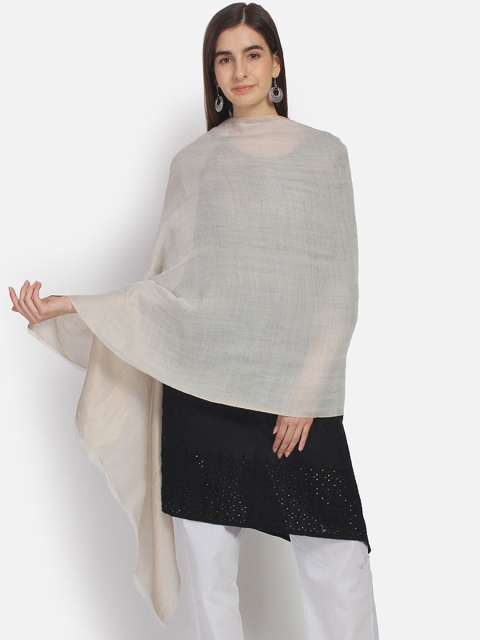Anekaant Women Cream-Coloured & Gold-Toned Woven Design Woolen Woven Zari Reversible Shawl
Anekaant Women Cream-Coloured & Gold-Toned Woven Design Woolen Woven Zari Reversible Shawl