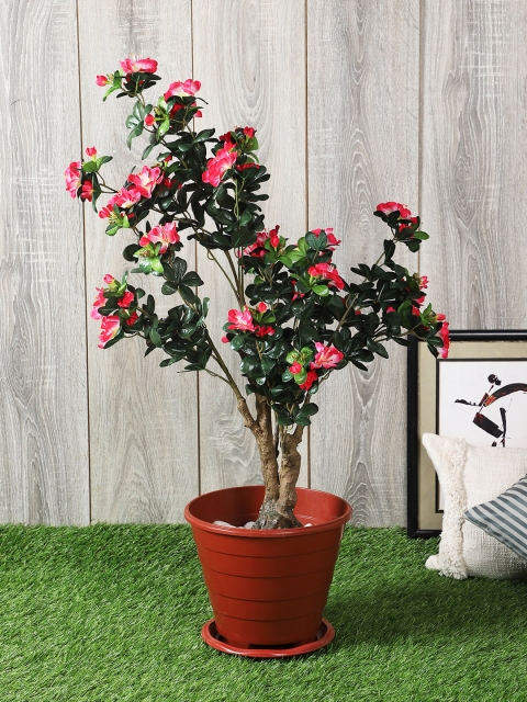 PolliNation Dark Pink Artificial Rhododendron Plant