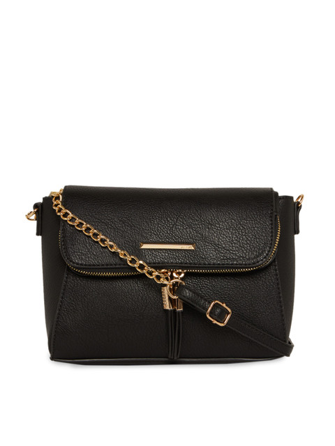 ALDO Black Solid Sling Bag
ALDO Black Solid Sling Bag