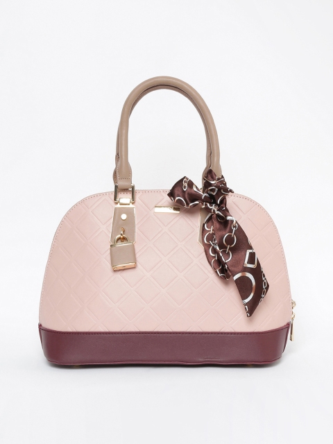 CODE by Lifestyle Pink Colourblocked Handheld Bag
