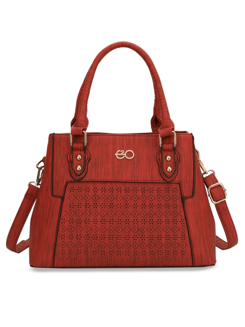 E2O Red Solid Handheld Bag