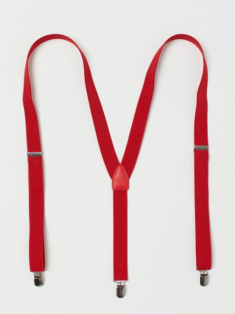 H&M Men Red Solid Braces