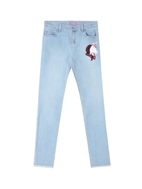 The Childrens Place Girls Blue Super Skinny Fit Mid-Rise Clean Look Stretchable Jeans
The Childrens Place Girls Blue Super Skinny Fit Mid-Rise Clean Look Stretchable Jeans