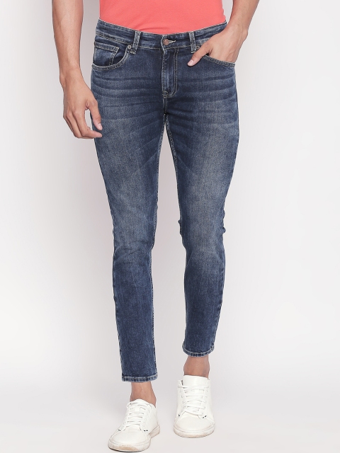SPYKAR Men Blue Tapered Fit Mid-Rise Clean Look Jeans