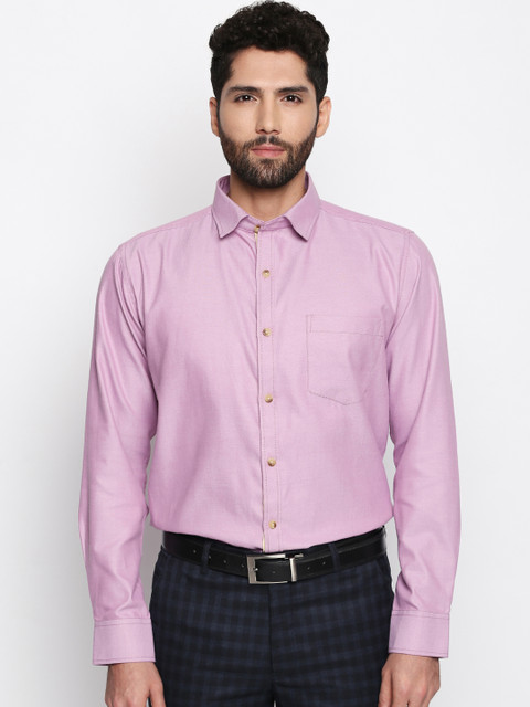 Solemio Men Purple Regular Fit Solid Formal Shirt, Lavender
Solemio Men Purple Regular Fit Solid Formal Shirt, Lavender