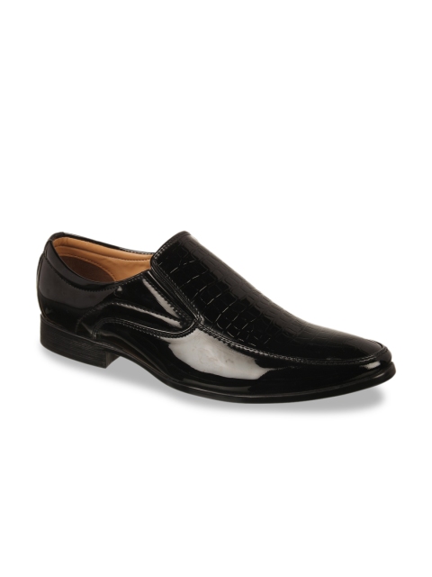 Vardhra Men Black Slip-On Shoes