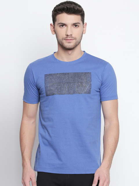 FiTZ Men Blue Printed Round Neck T-shirt
FiTZ Men Blue Printed Round Neck T-shirt