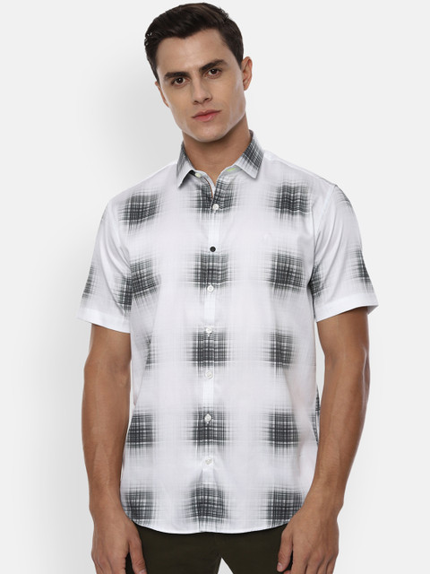 V Dot Men White & Black Slim Fit Printed Casual Shirt
V Dot Men White & Black Slim Fit Printed Casual Shirt