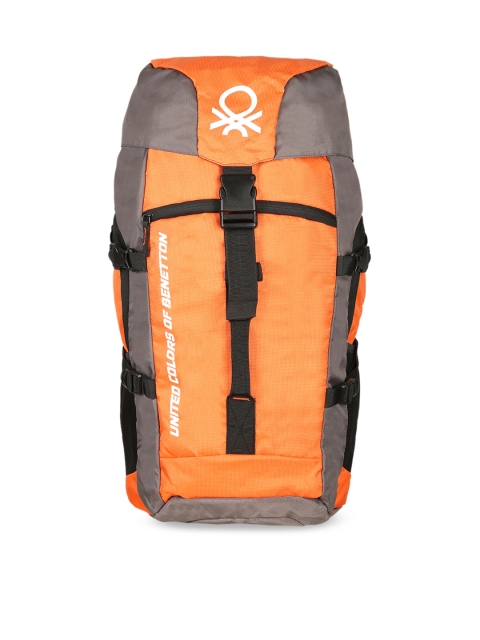 United Colors of Benetton Unisex Orange & Grey Colourblocked Large 60 Litres Rucksack
United Colors of Benetton Unisex Orange & Grey Colourblocked Large 60 Litres Rucksack