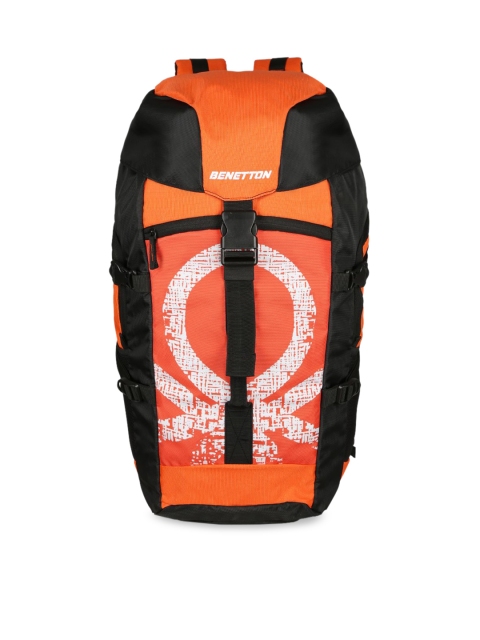 United Colors of Benetton Unisex Orange & Black Colourblocked Large 60 Litres Rucksack
United Colors of Benetton Unisex Orange & Black Colourblocked Large 60 Litres Rucksack