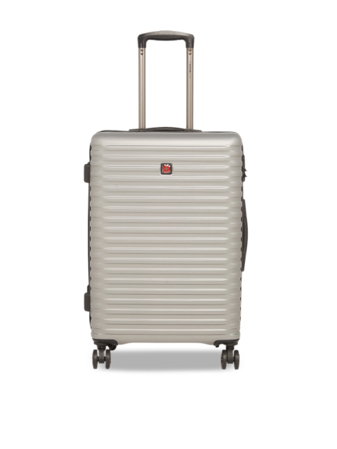 SWISS BRAND Unisex Grey Solid Dublin 360-Degree Rotation Hard-Sided Medium Trolley Suitcase
SWISS BRAND Unisex Grey Solid Dublin 360-Degree Rotation Hard-Sided Medium Trolley Suitcase