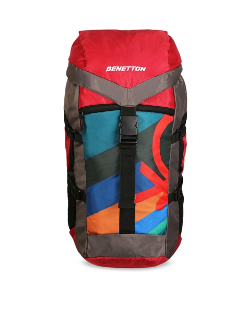 United Colors of Benetton Unisex Red & Grey Colourblocked Large 60 Litre Graffiti Rucksack
United Colors of Benetton Unisex Red & Grey Colourblocked Large 60 Litre Graffiti Rucksack