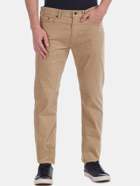 GAP Men Beige Slim Fit Mid-Rise Clean Look Stretchable Jeans