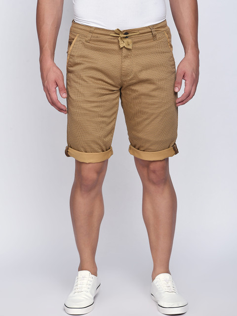 beevee Men Khaki Printed Regular Fit Shorts
beevee Men Khaki Printed Regular Fit Shorts