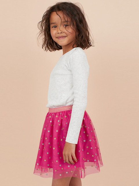 H&M Girls Pink Glittery Tulle Skirt 
H&M Girls Pink Glittery Tulle Skirt