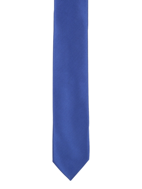 Peter England Blue Solid Broad Tie